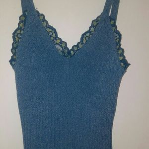 Teal and Lime Wow Couture Top